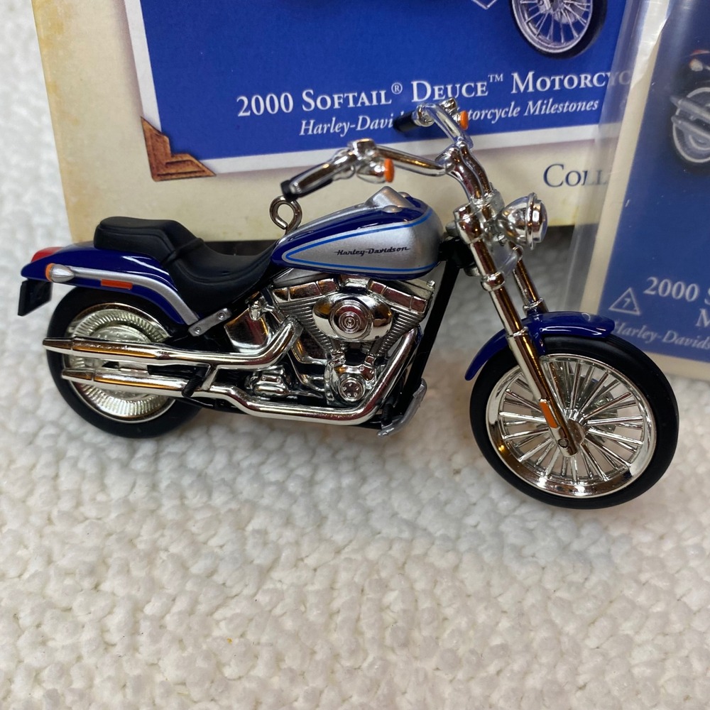 Hallmark 2000 Softail Deuce Motorcycle Harley Davidson‎ Keepsake Ornament